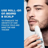 Minoxi Roll-On Hair Treatment Hair Growth Serum For Women & Men (Pack of 2)