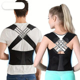 X-Cross Posture Corrector Belt Universal Size Shoulder & Back Support Belt | Back Straightener Brace For Spine & Body Posture Correction | Clavicle Support For Unisex | Universal Size